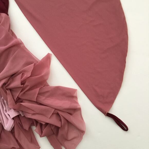 Placard Originals Burgundy & Mauve Tulle Dress - Picture 5 of 10